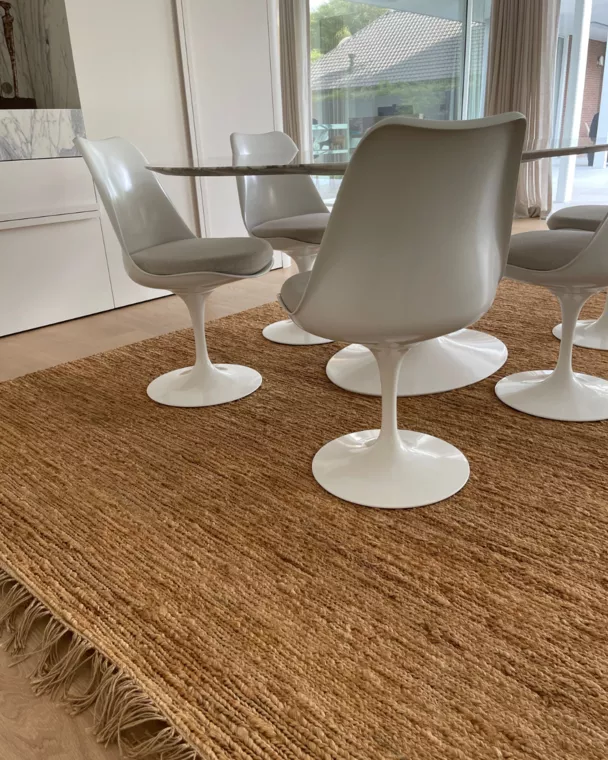 Handgeknoopt tapijt jute -  - Tapijten